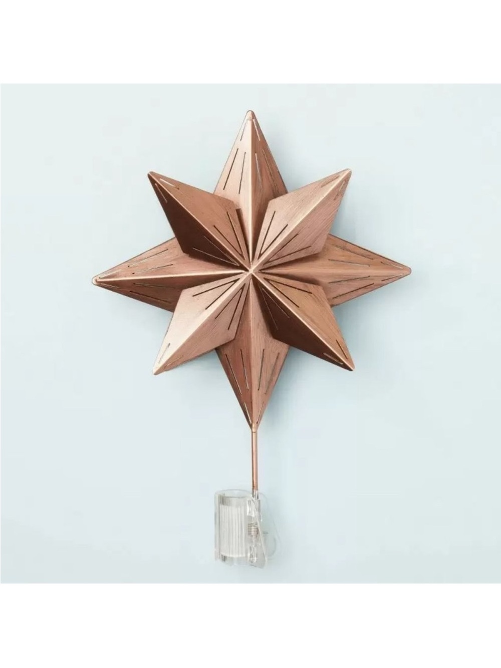 NEW! Hearth & Hand Bronze Metal Star Christmas Tree Topper